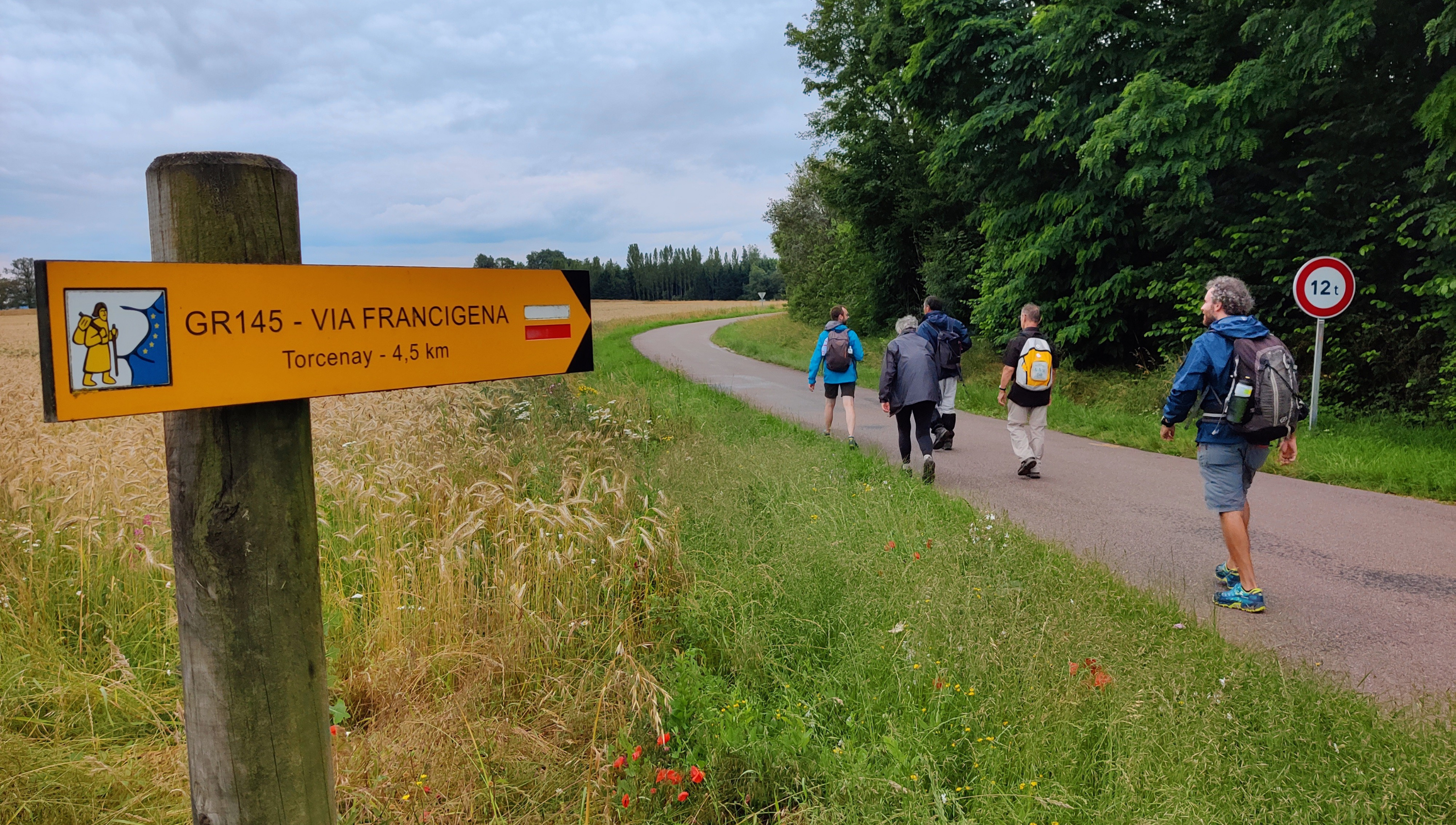 Les étapes de la Via Francigena