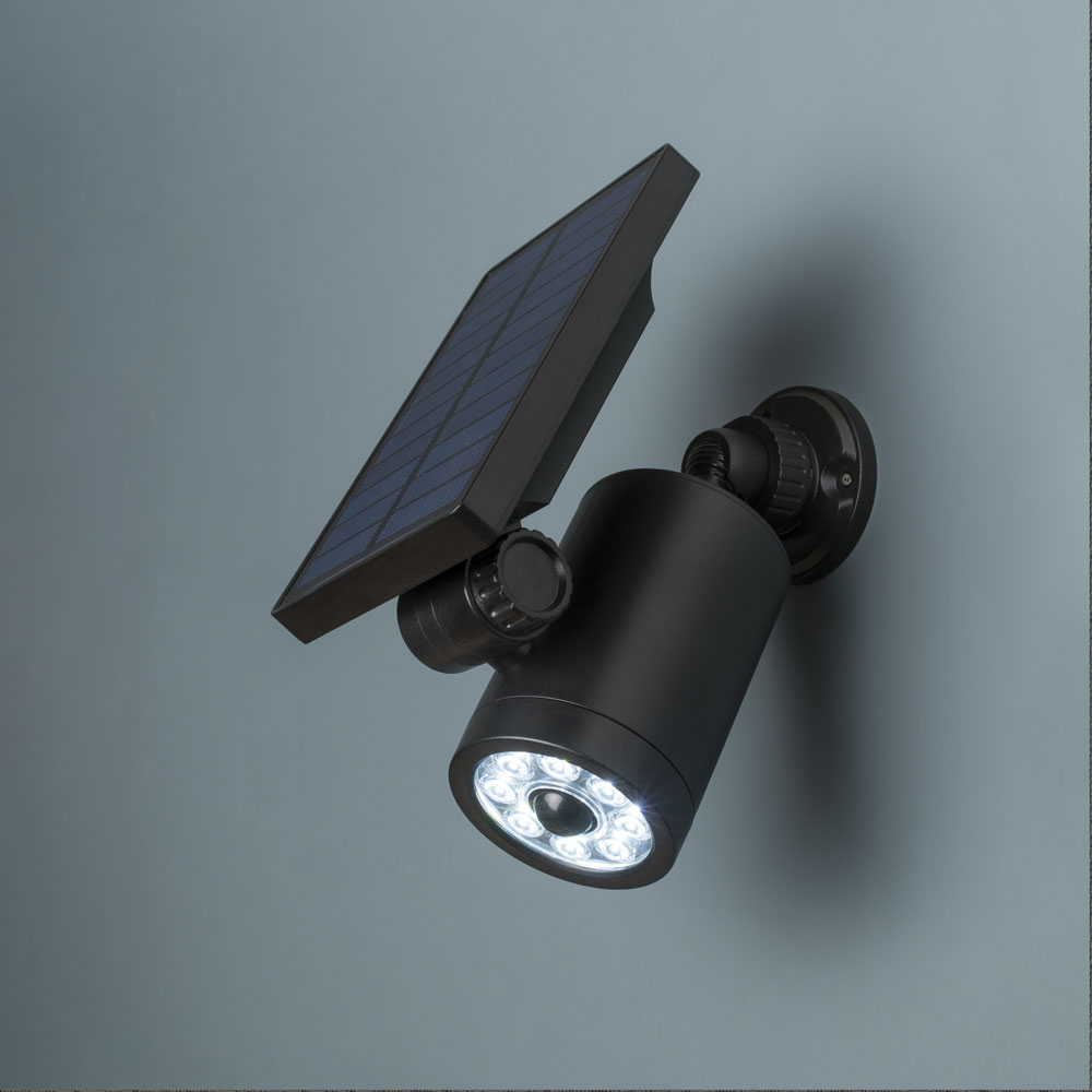 KIRA SPOT ORIENTABILE DA PARETE ESTERNO NERO 8W 6000K 