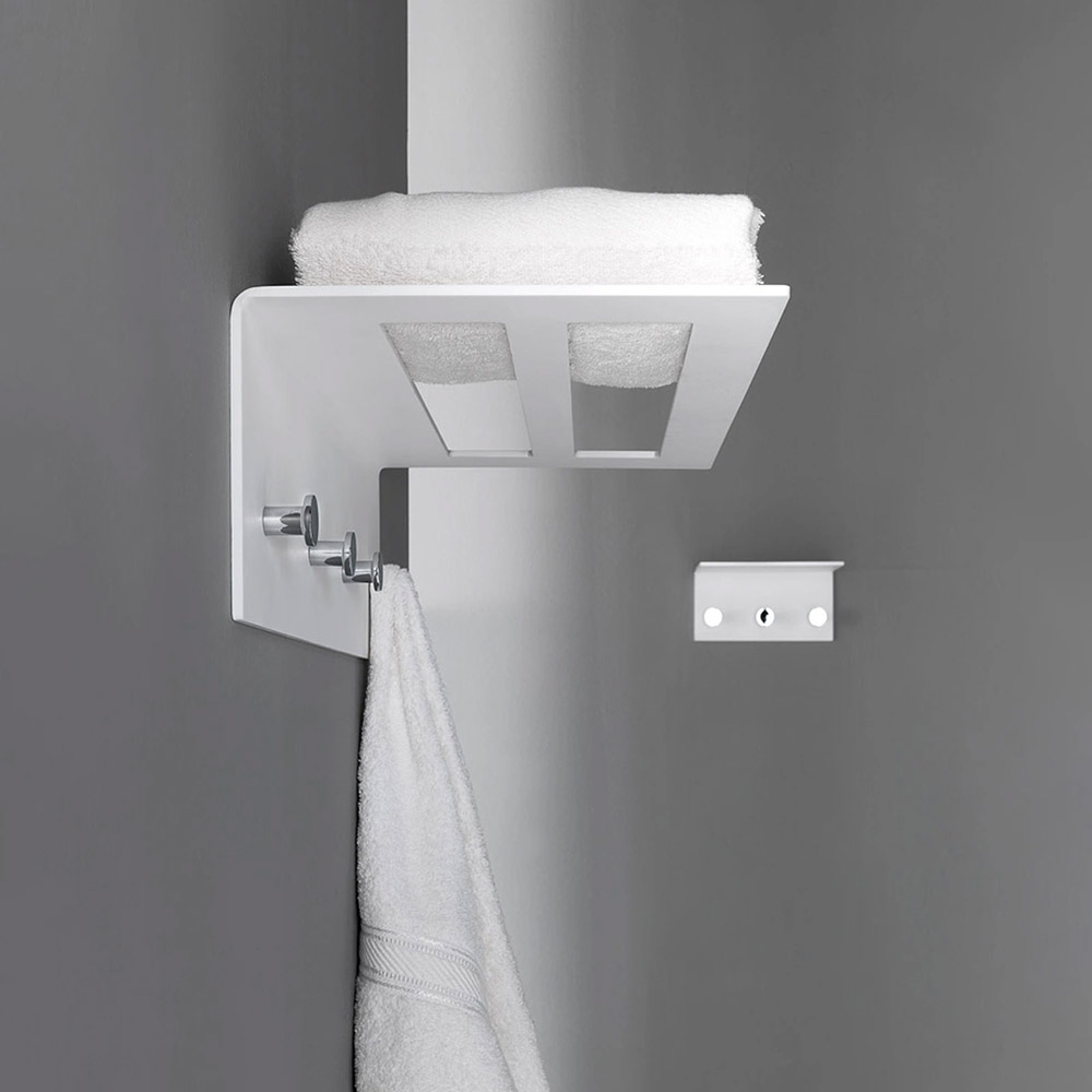 Portasciugamani Da Parete In Acciaio Inox - 31 Cm, Design Moderno Per Bagno - Foto 7