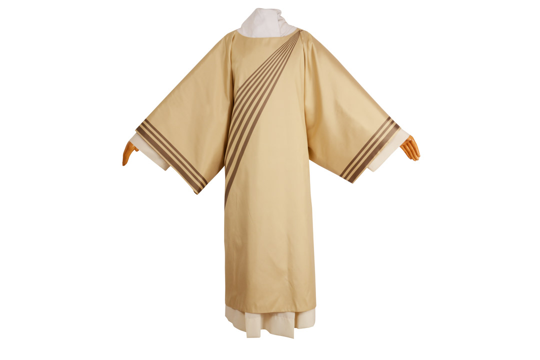 Dalmatica DSER9 Sole bianco - Pura Seta foderata