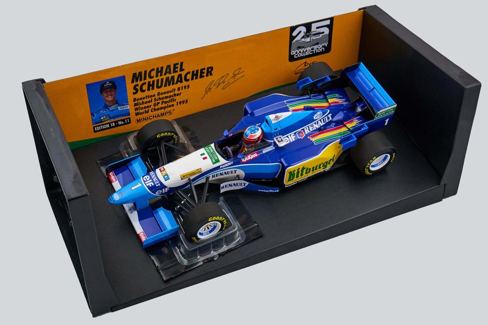 Benetton Renault B195 M. Schumacher Winner Gp Pacific WC 1995 1/18