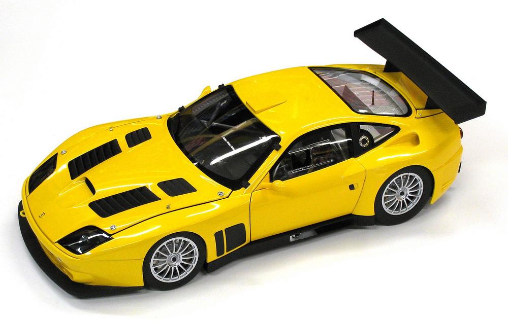 Ferrari 575 GTC 2004 Yellow 1/18 Kyosho | Warm-up Store Maranello