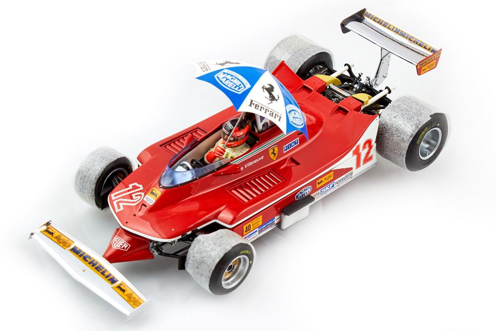 Ferrari 312T4 Rain Tyres #12 1979 Gilles Villeneuve 1/18 Exoto 