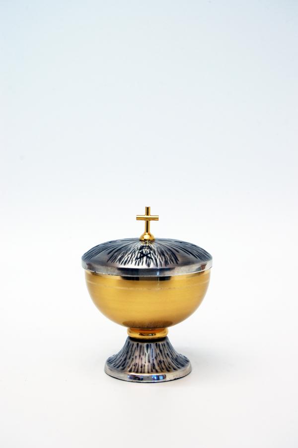 Pisside in Metallo Argentato FRA204