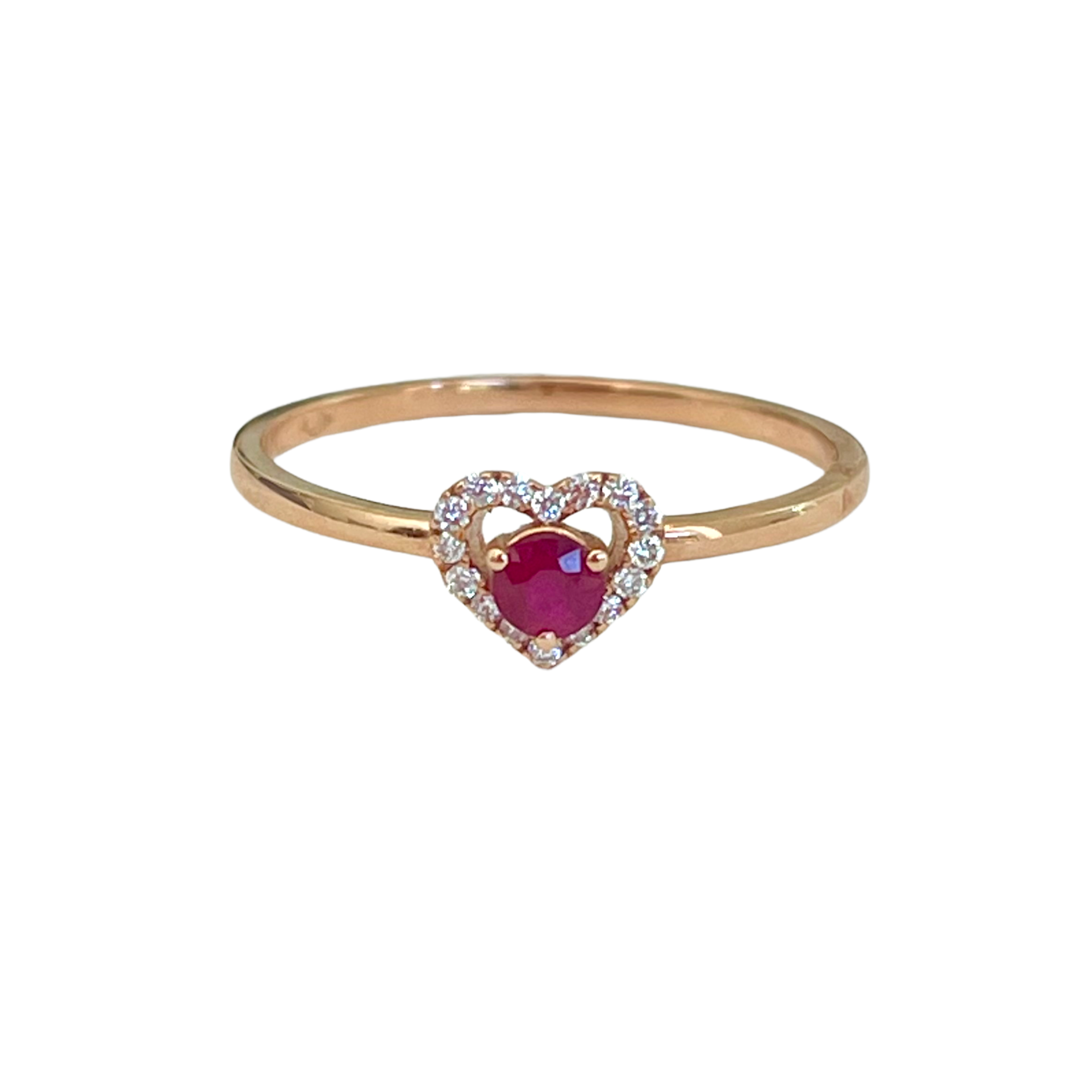 Anello forma hot sale di cuore