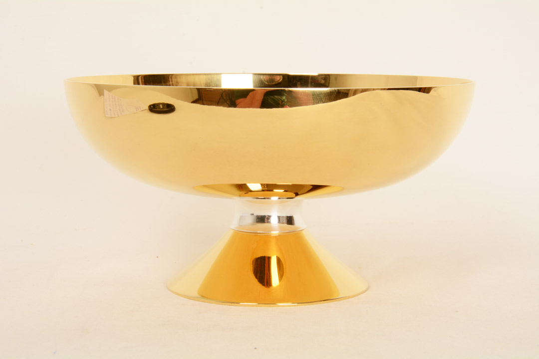 Pisside Patena dorata con nodo argentato MOLACE2252