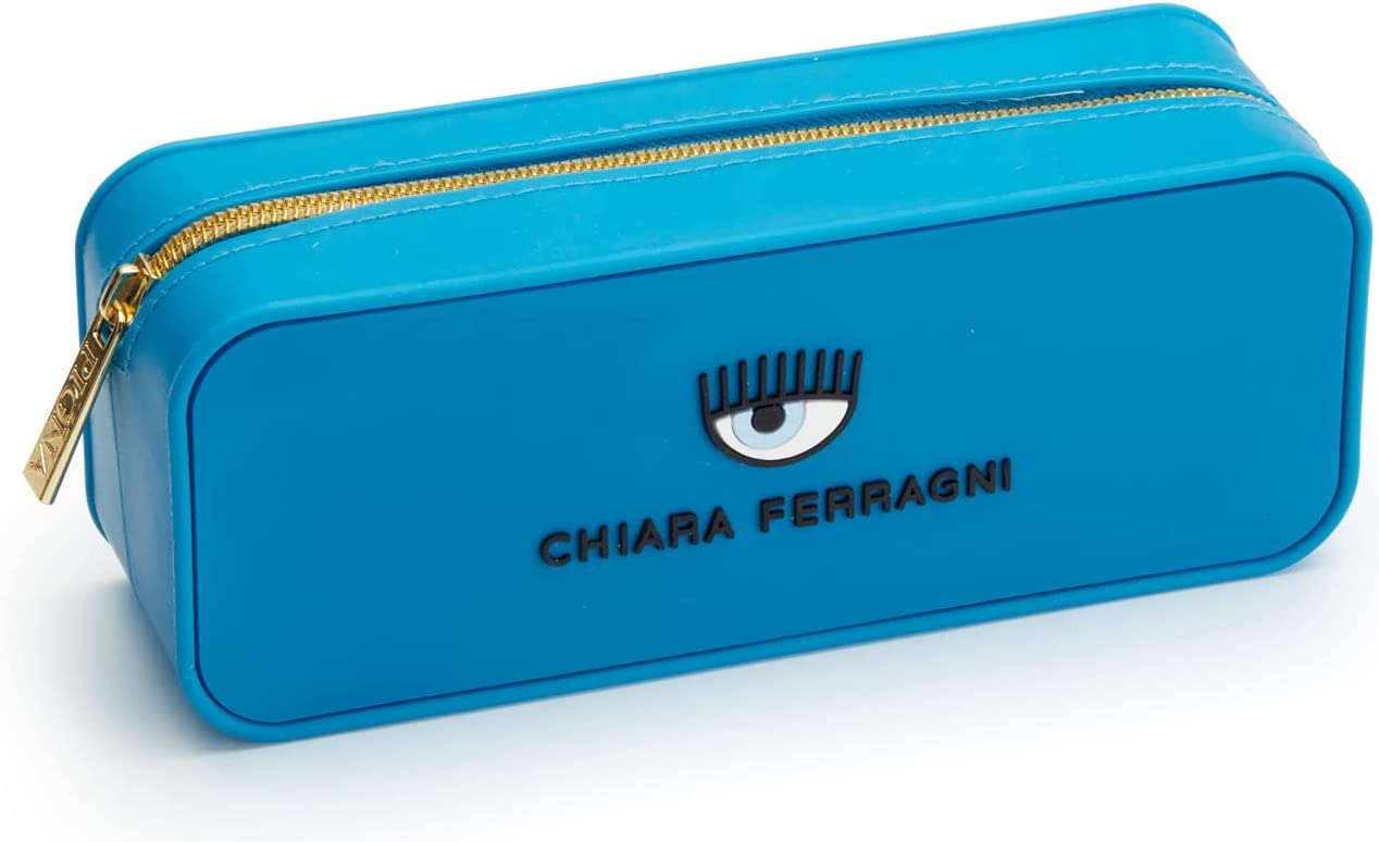 Chiara Ferragni Astuccio Pochette Azzurro