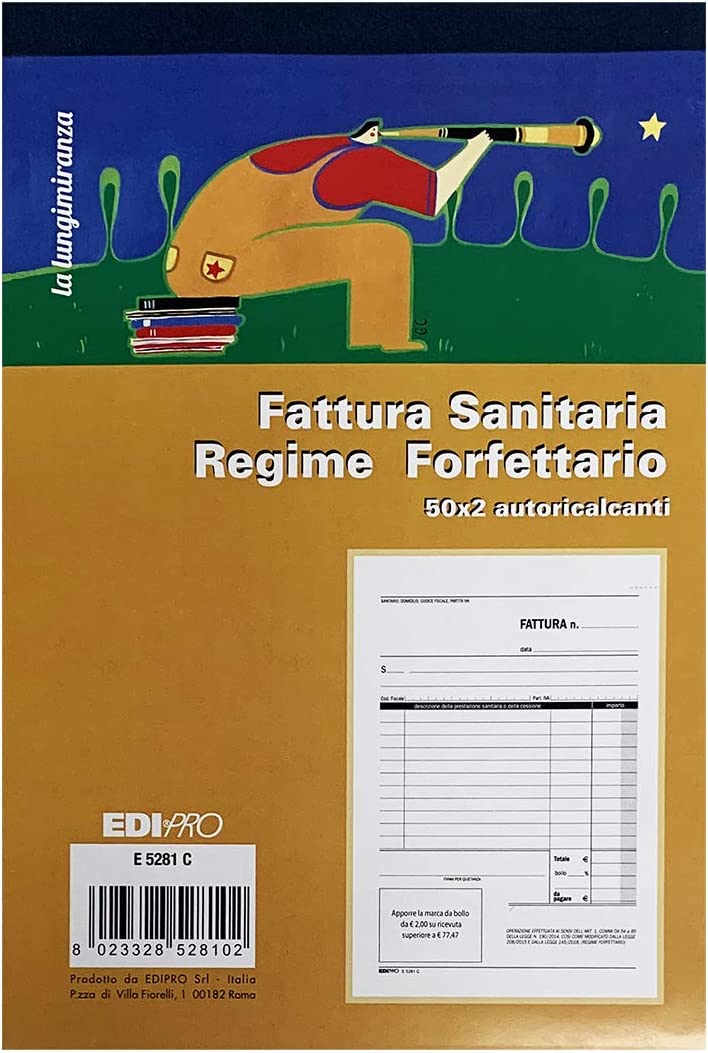 Blocco Ricevute Affitto Edipro - 50 Fogli Autoricalcanti | Formato A5