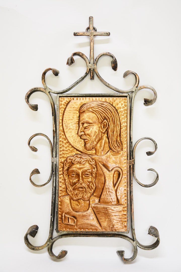 Via Crucis in rame e ferro battuto