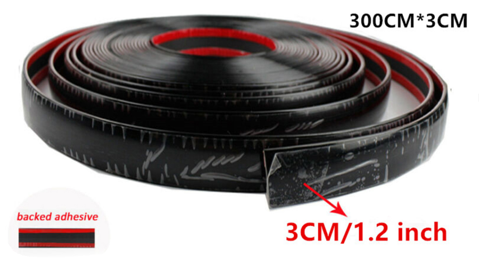 10 M Protezione Bordi Profilo Protezione Bordi Nero Cedro Nastro - Foto 11