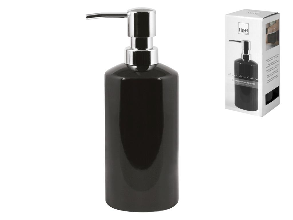 Set per bagno dispenser+bicchiere+portasapone moderno Netro