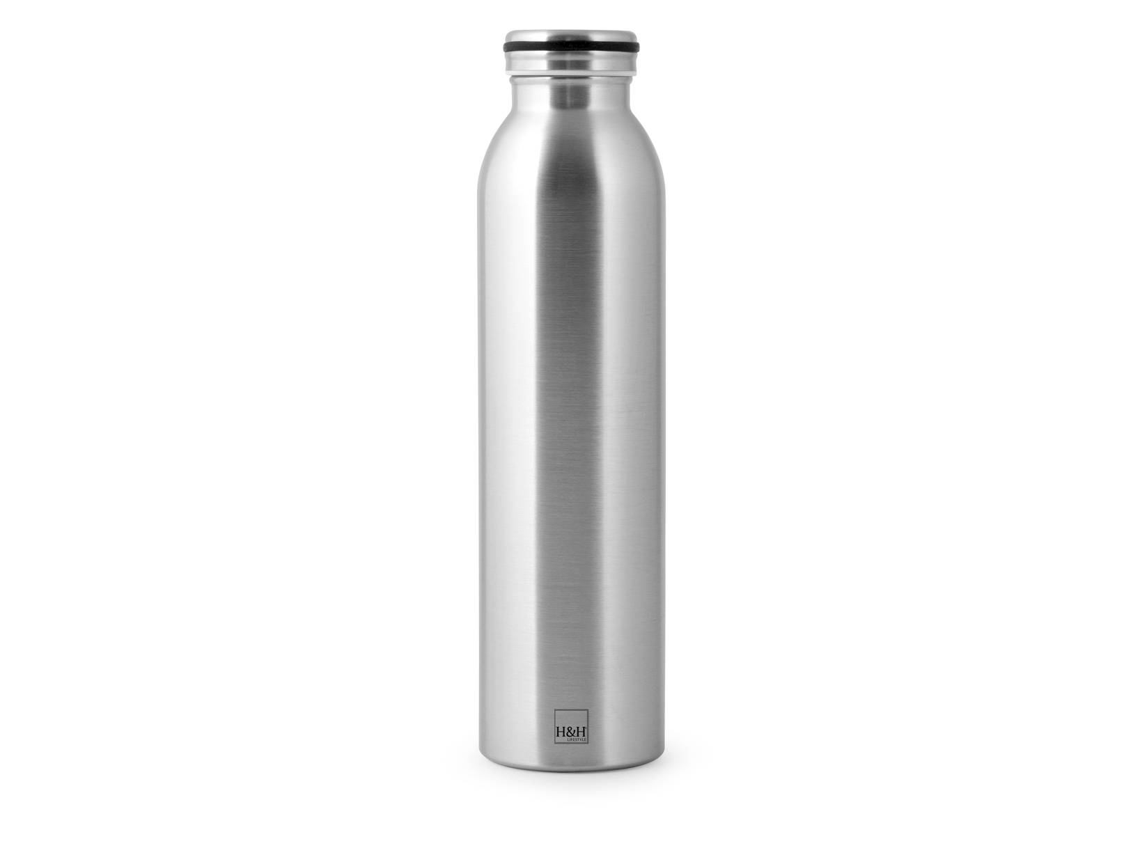 BOTTIGLIA TERMICA H2O BORRACCIA IN ACCIAIO INOX 750 ML ISOTERMICA 24H  FREDDA 12H CALDO - AG1232