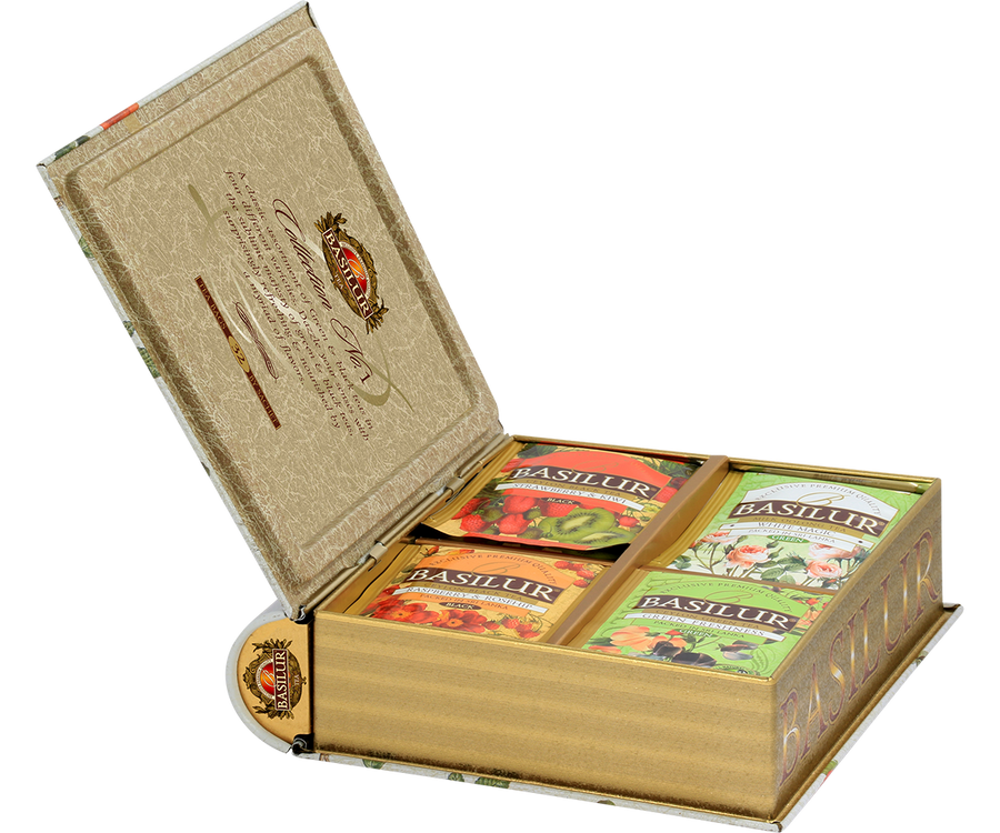 KUBDPQOR Set di Barattoli di Latta Multicolor per Spezie e Tè - Scatola Latta Perfetta per Bustine di Tè e Infusi - Pratico Porta Tè e Tisane