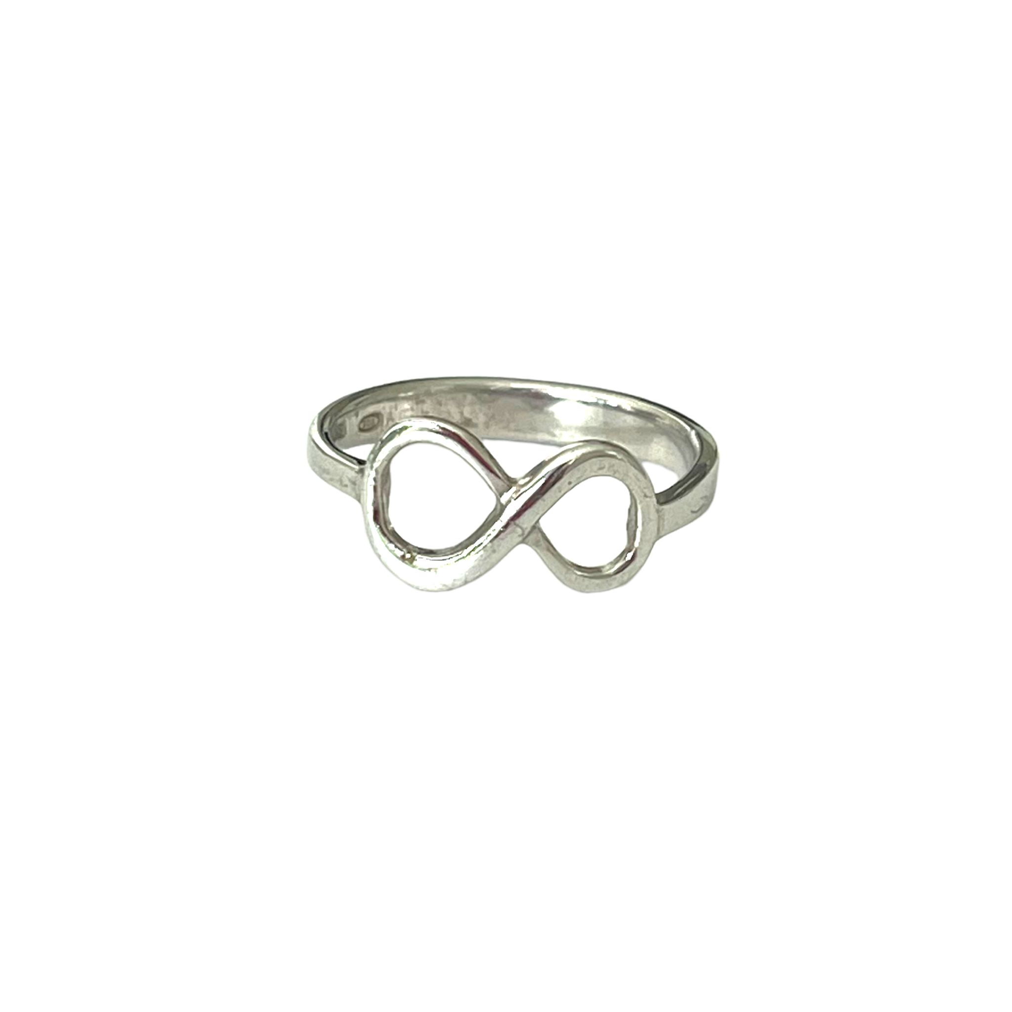 Anello hot sale argento infinito