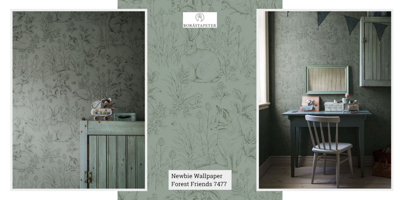 carta-da-parati-per-bambini-borastapeter-forest-friends