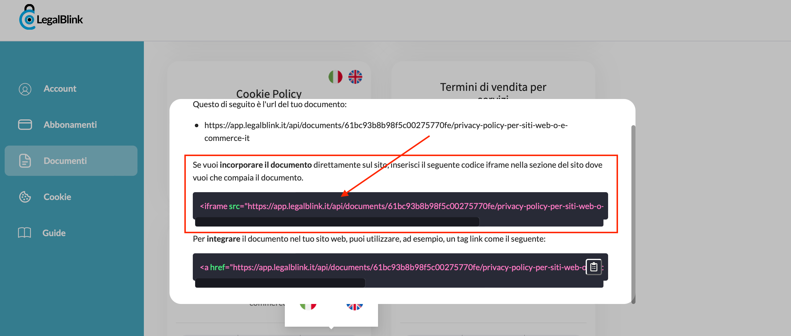 shopify e informativa privacy come configurare