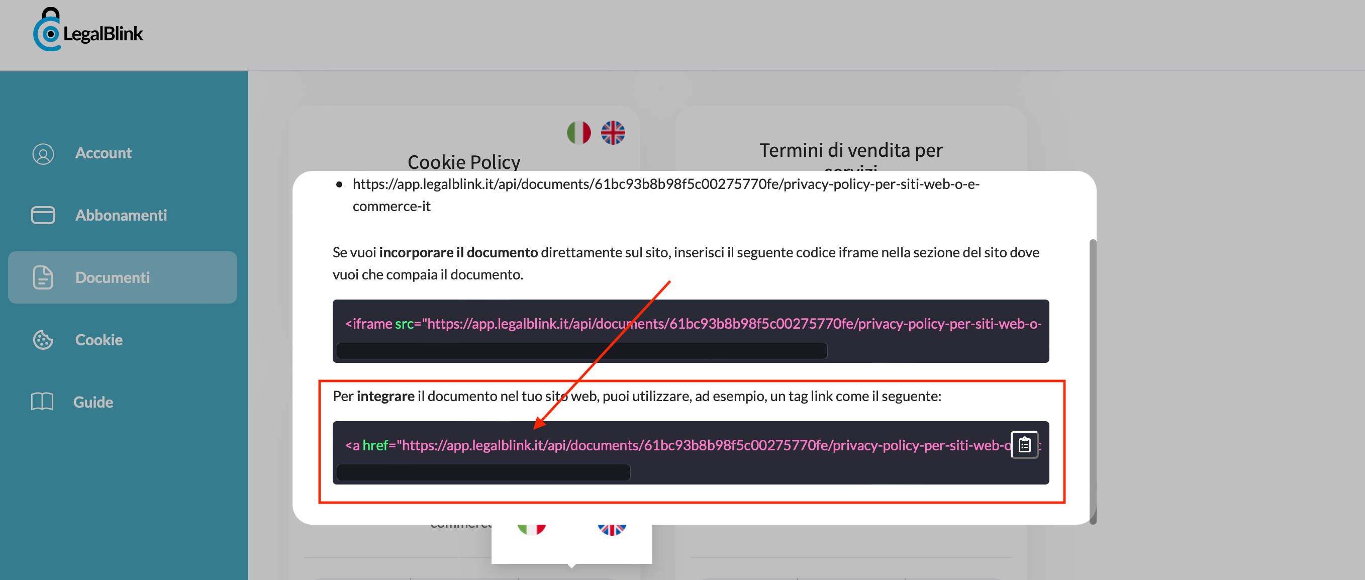 integrare la informativa privacy in shopify ecommerce