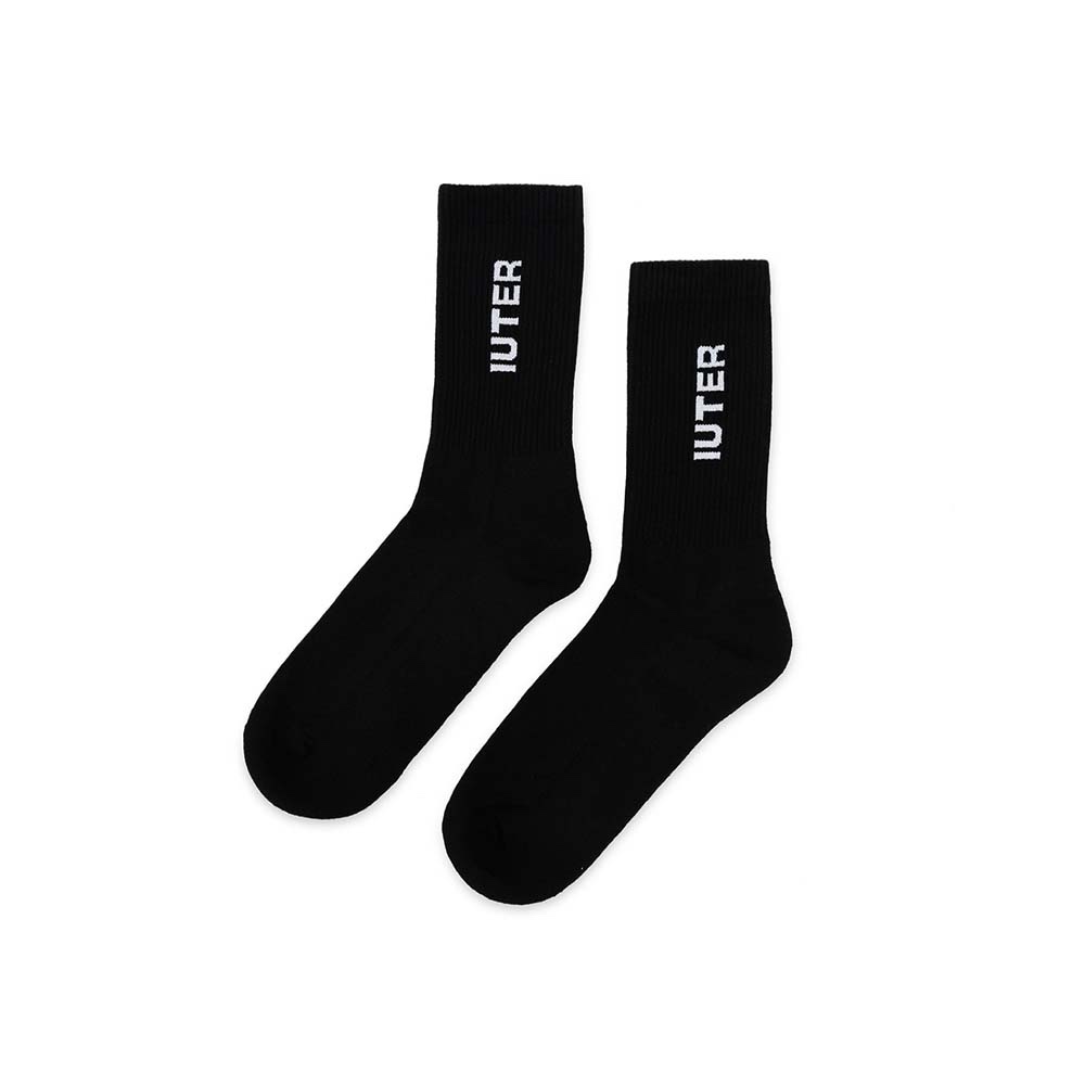IUTER Calze Socks Logo Tennis Black 
