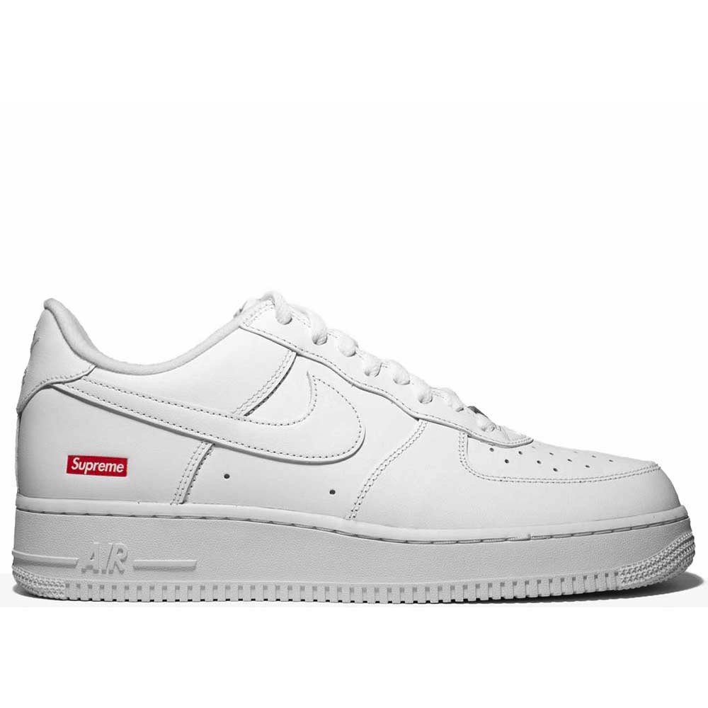 Vendita NIKE X SUPREME Scarpe Sneakers Air Force 1 White TUB