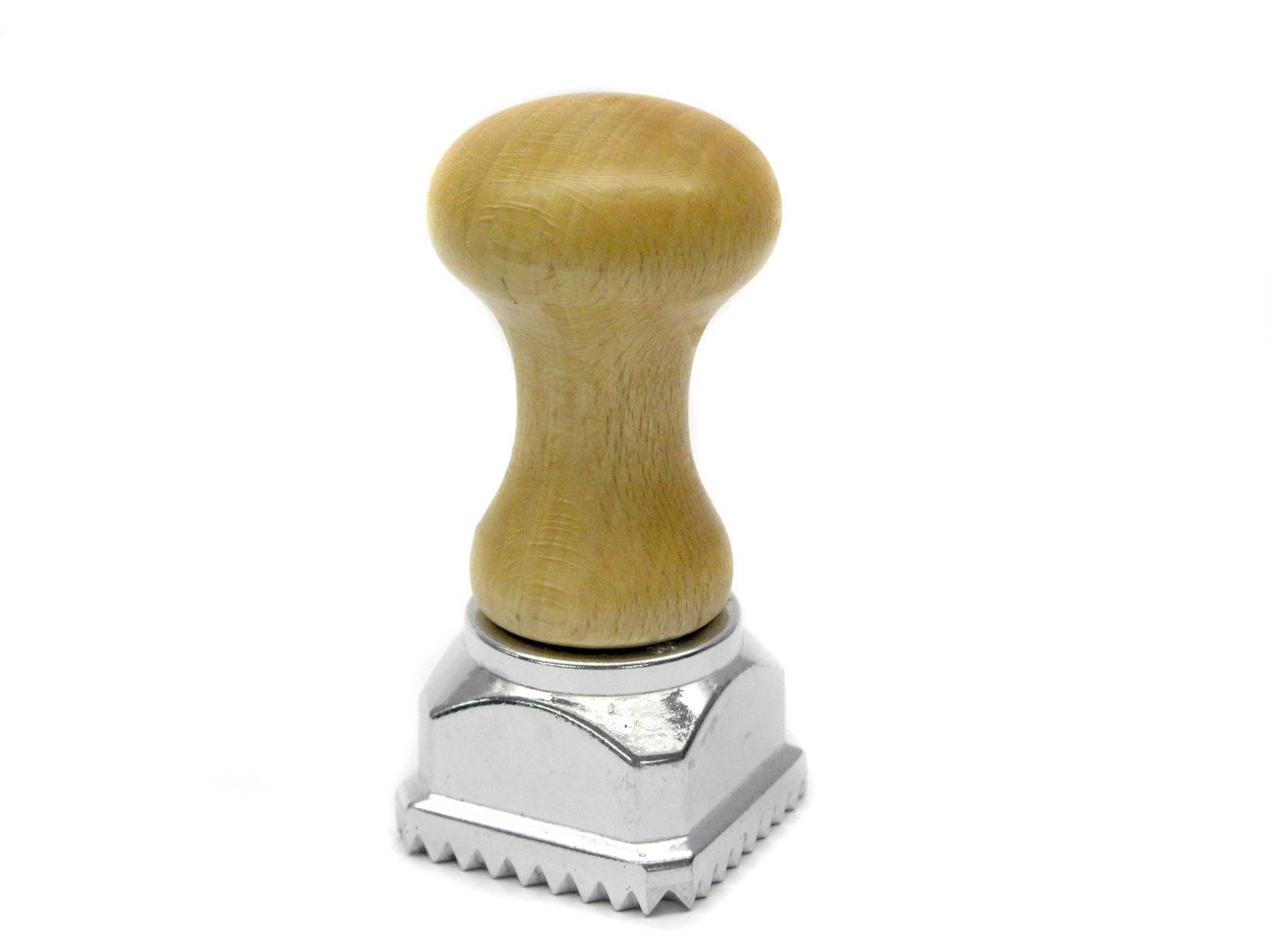 Stampo ravioli e tortelli quadrato a molla in alluminio cm 4,5x4,5