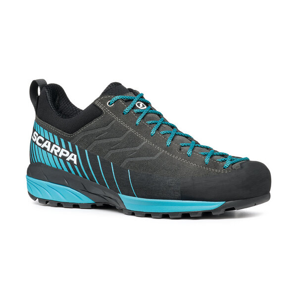 Scarpa mescalito gtx Shark-Azure - technical approach, via