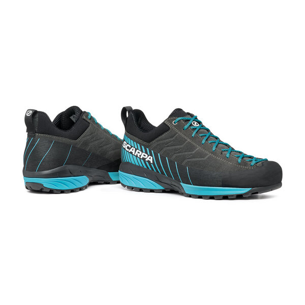 Scarpa mescalito gtx Shark-Azure - technical approach, via