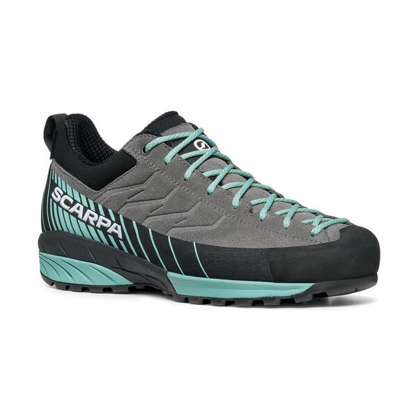 Scarpa Mescalito GTX woman Midgray-aqua - technical approach, via