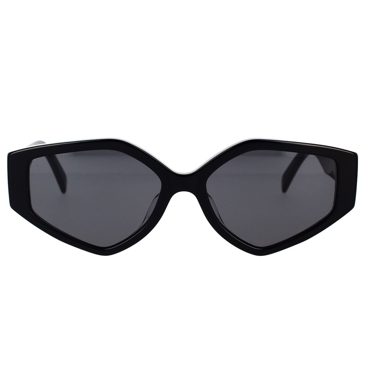 Off-White - Occhiali da vista in celluloide cat eye per donna nero