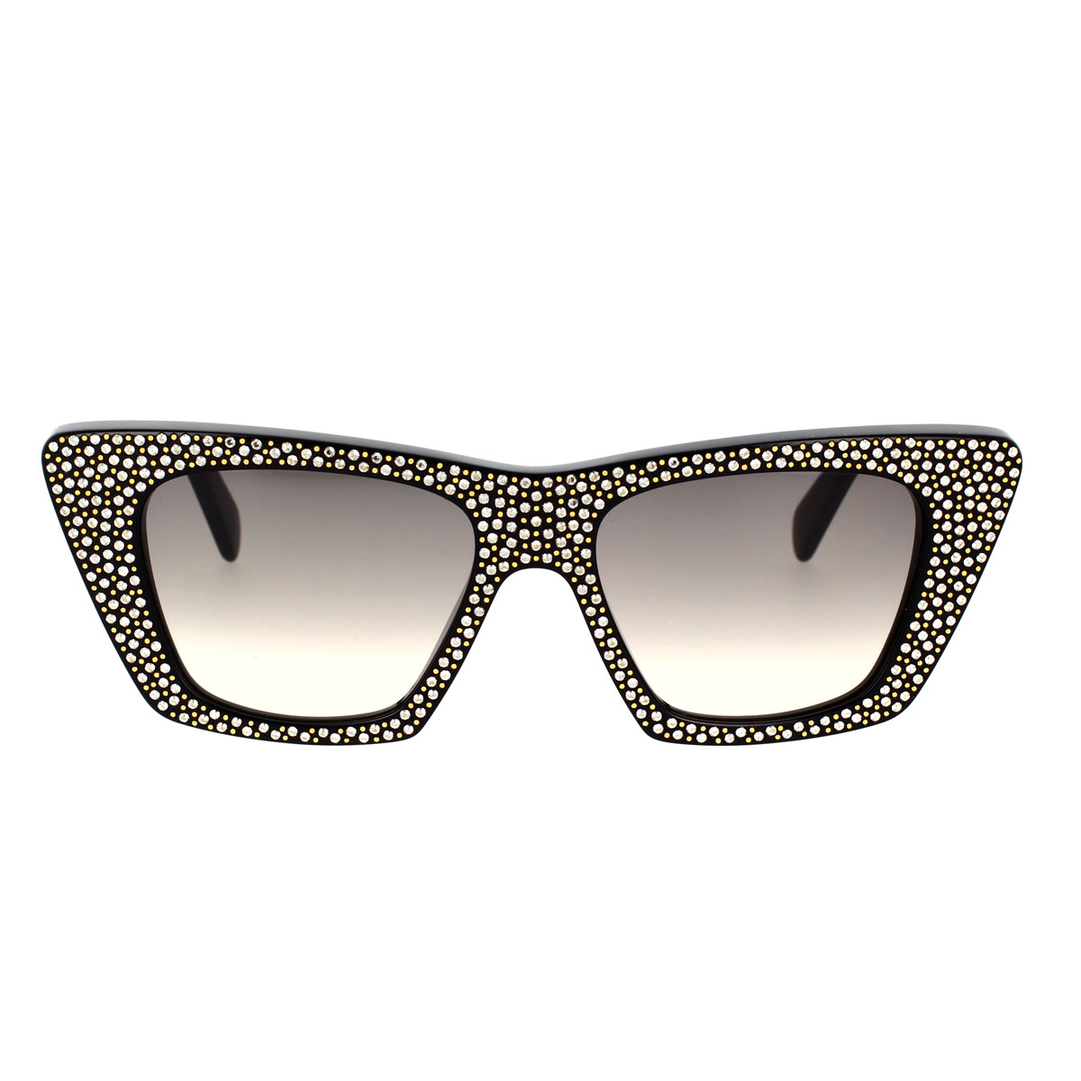 Occhiali da sole a forma di cuore con con strass cat eye dettagli per donne