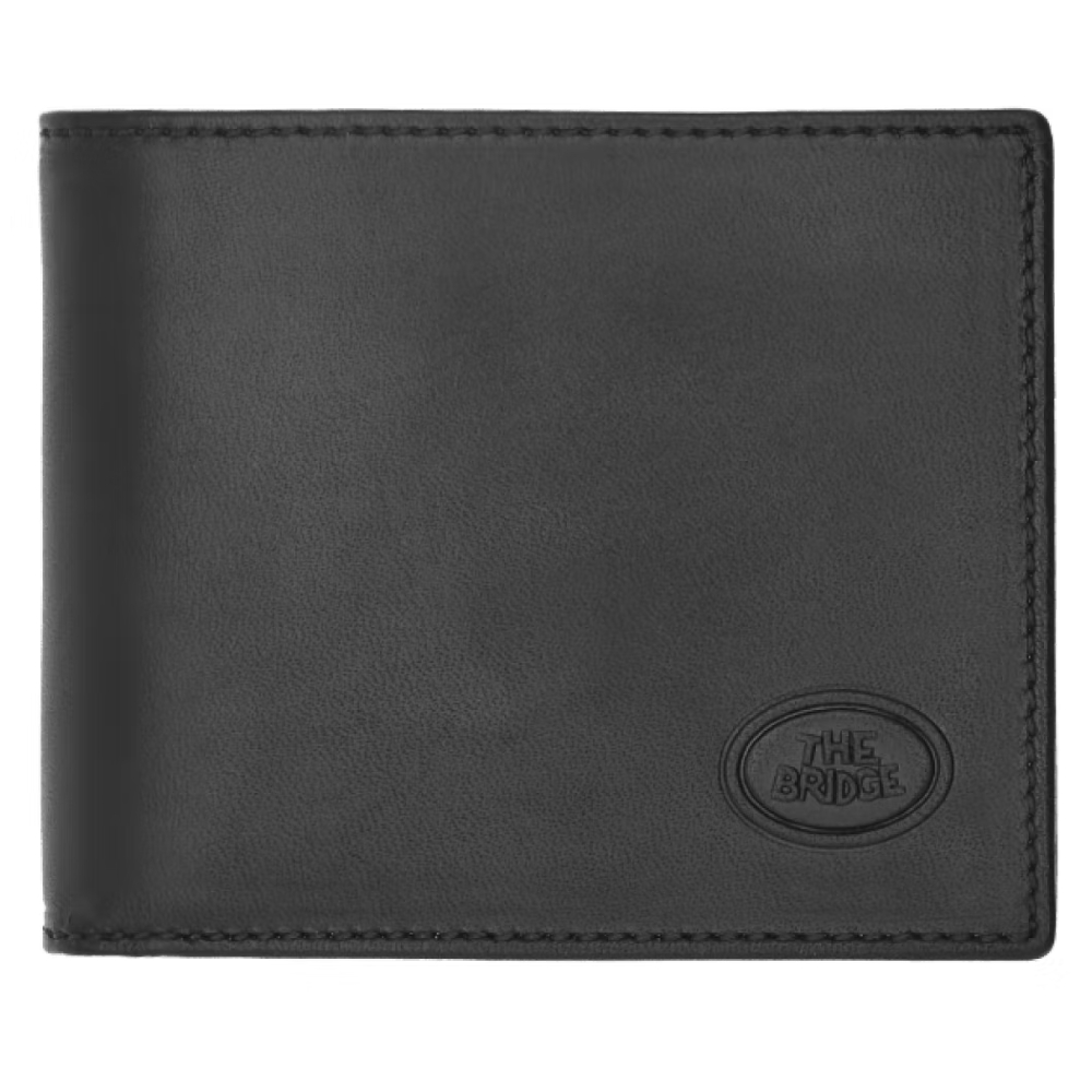Blocco note THE BRIDGE story uomo in pelle Marrone - Cesario Pelletterie