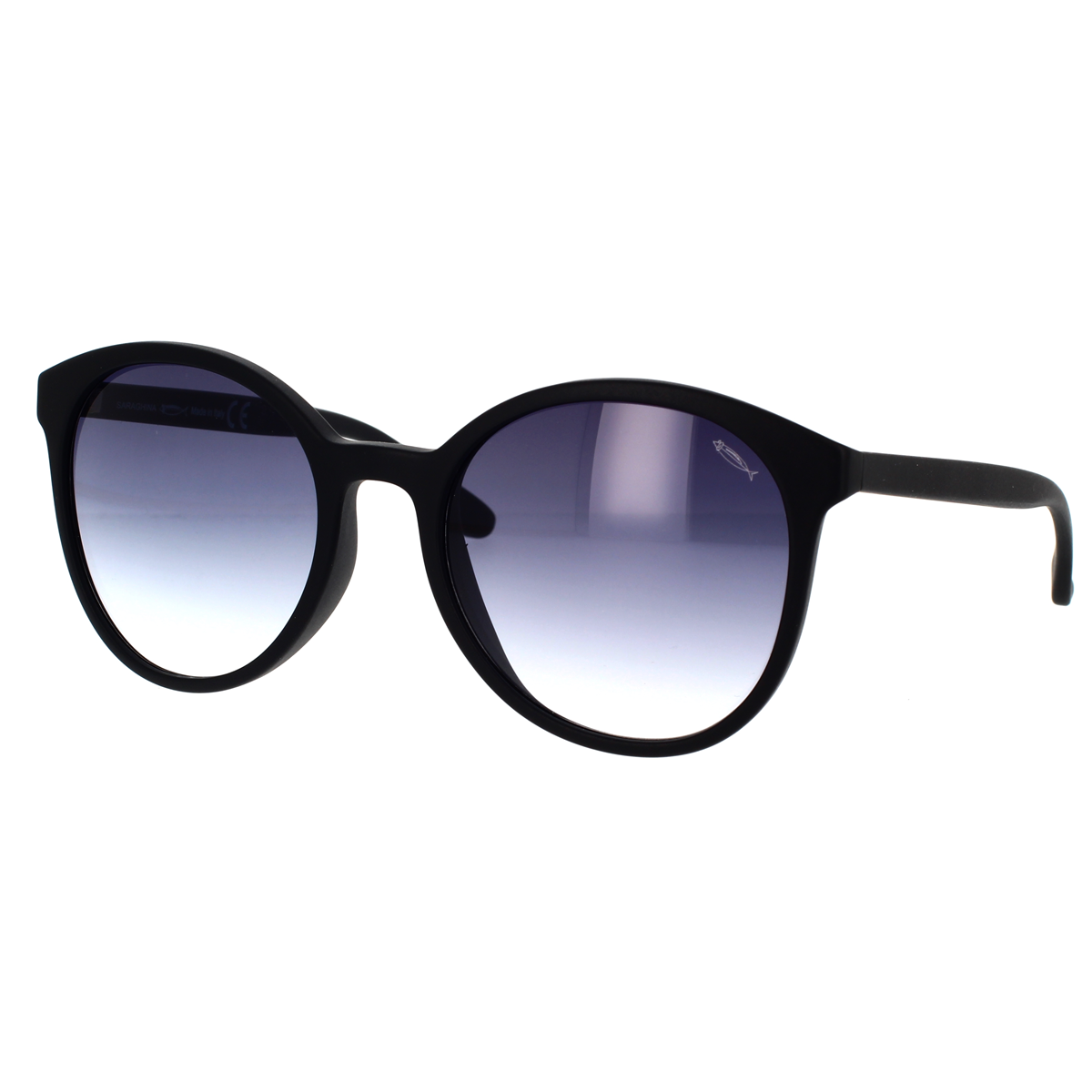 Occhiali Da Sole SARAGHINA Gilda Tartarugato Chiaro, Lente Sfumata  Grigio, Modello Unisex