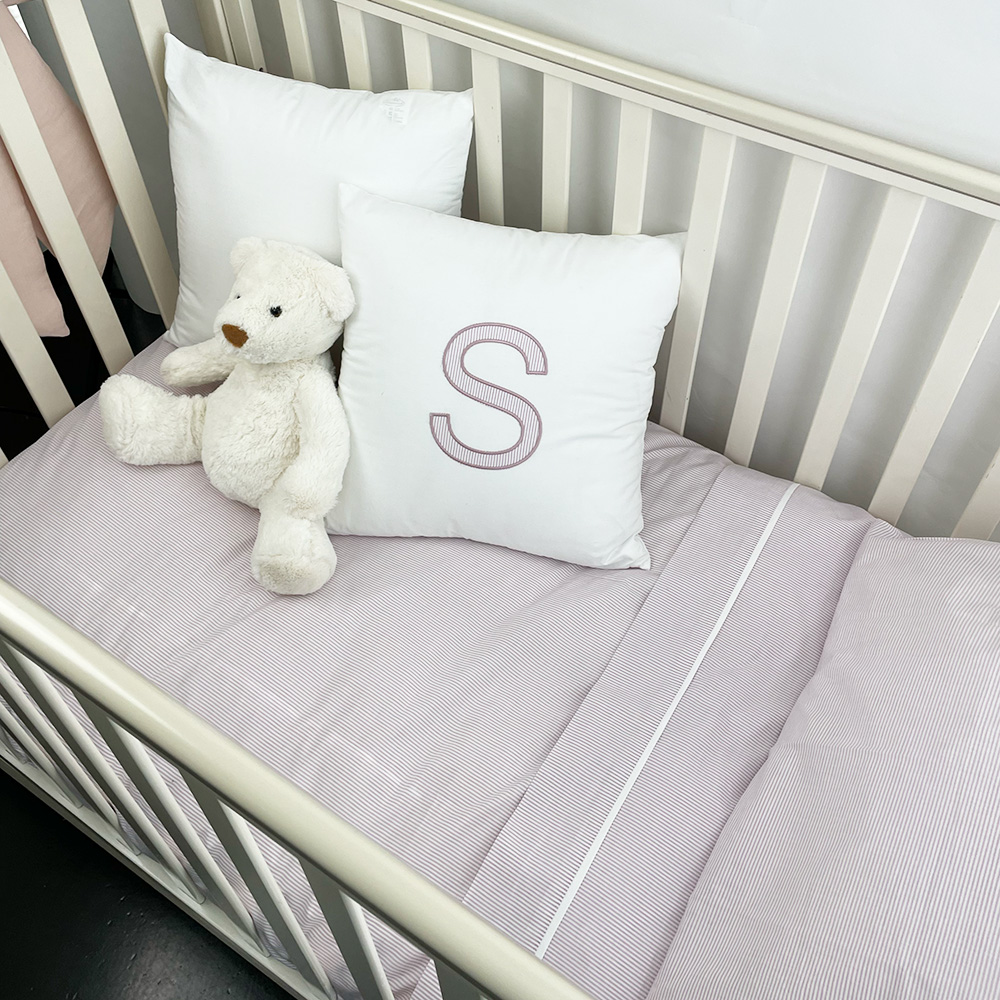 Completo Lenzuola Righina Lilla 