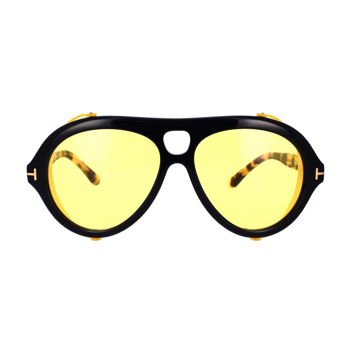 Occhiali da sole Tom Ford FT0988 CAMILLO-02 01E Pilot Shiny Black | Italia