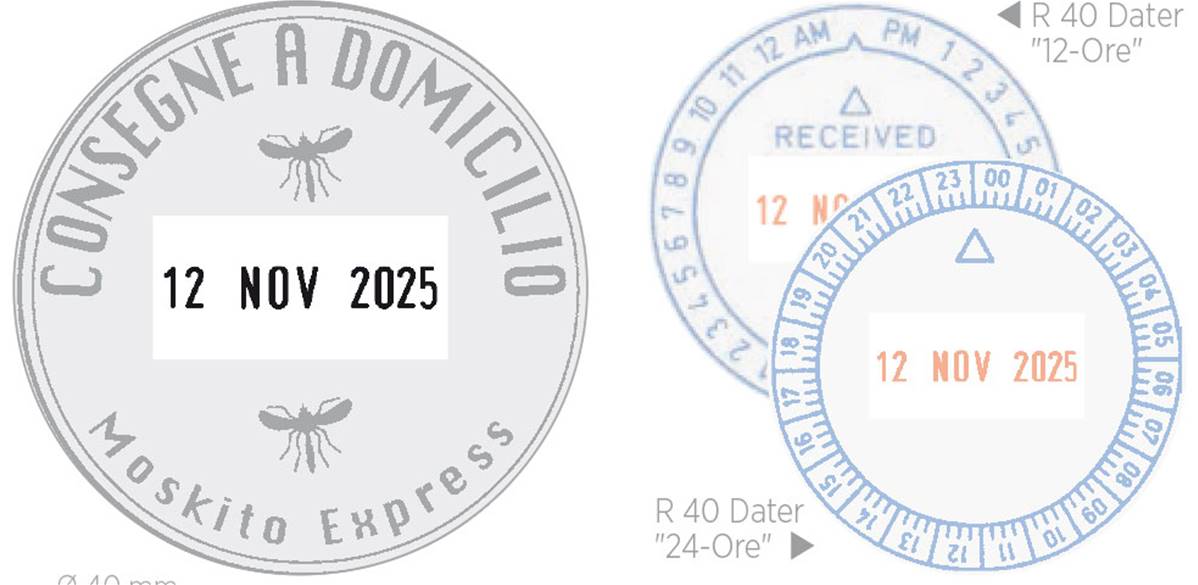COLOP PRINTER R-40 DATER 12 ORE