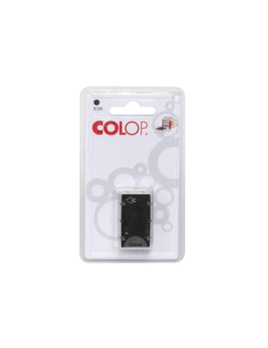 COLOP 2 CUSCINETTI E/POCKET 20 NERO, in BLS