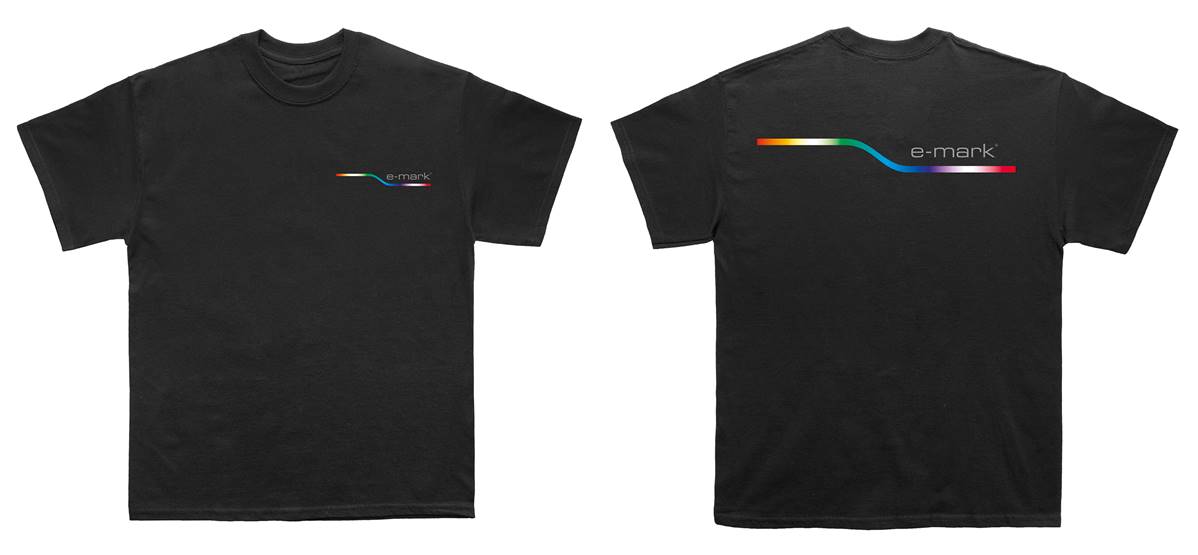 COLOP T-shirt nera - E-mark - taglia M - per uomo