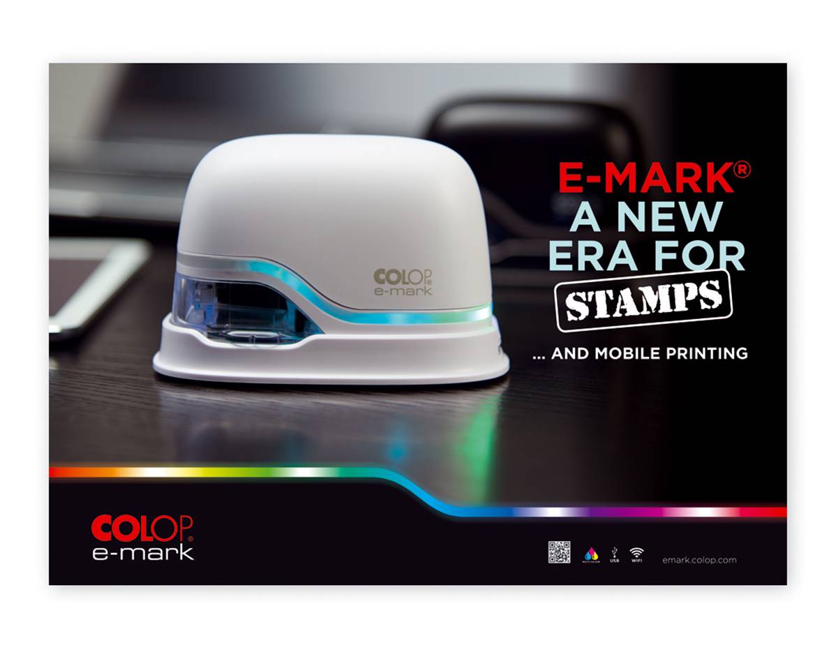 COLOP  folder E-mark ( brochure espl.)
