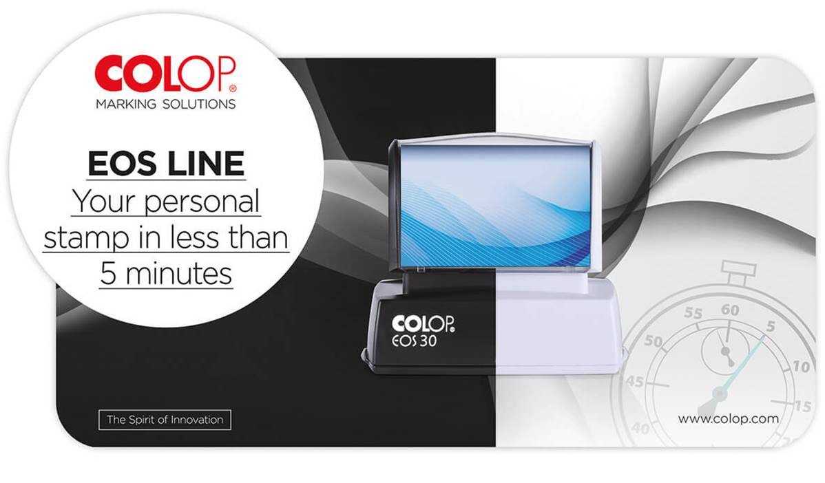 COLOP Adesivi EOS Stamp Line 280x153 mm