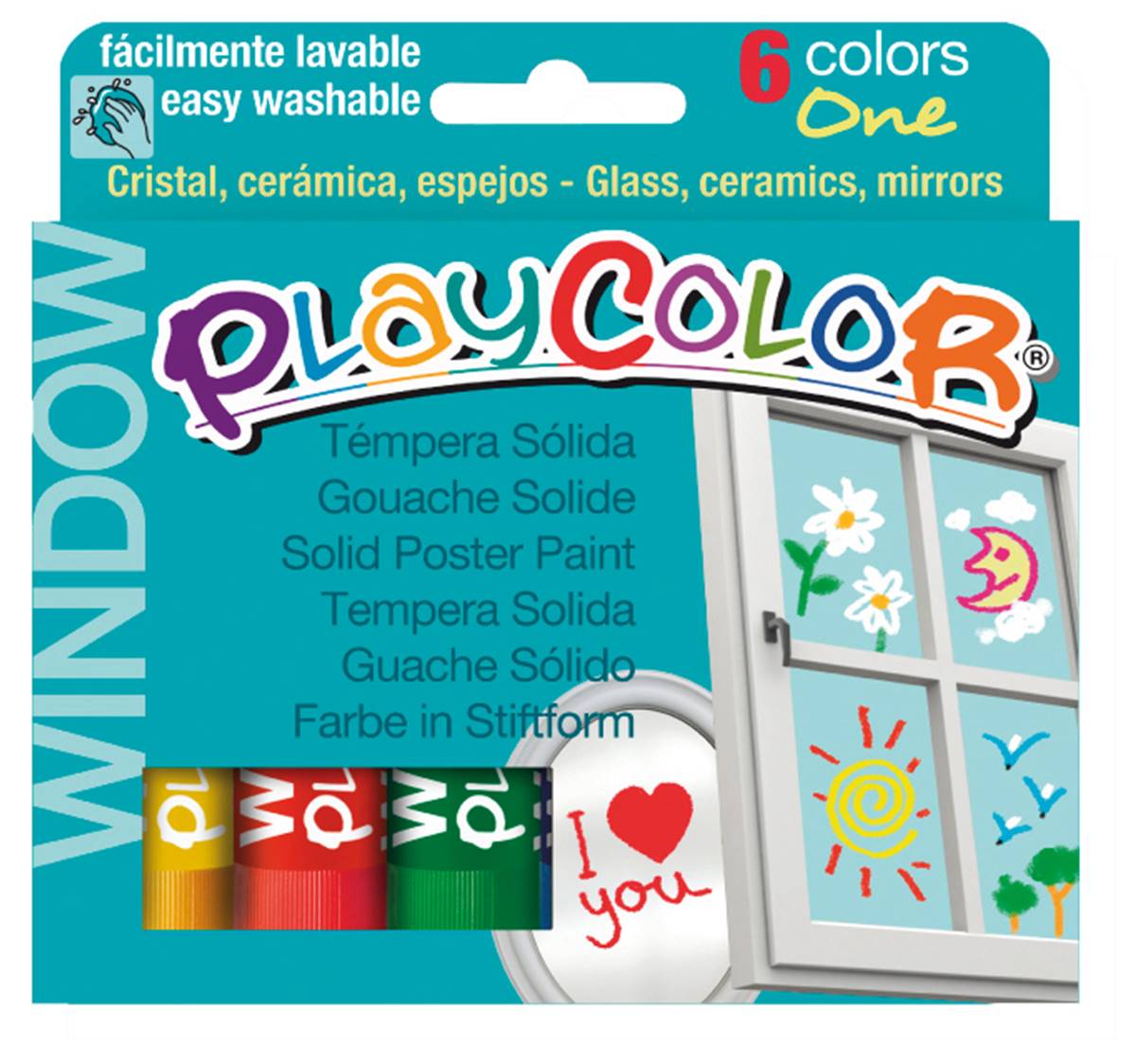INSTANT Playcolor Window 6 pz. 10 gr.