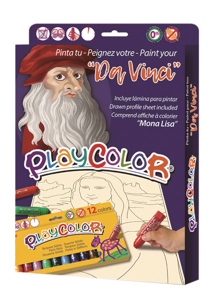 INSTANT Plalycolor Paint Your  Da Vinci