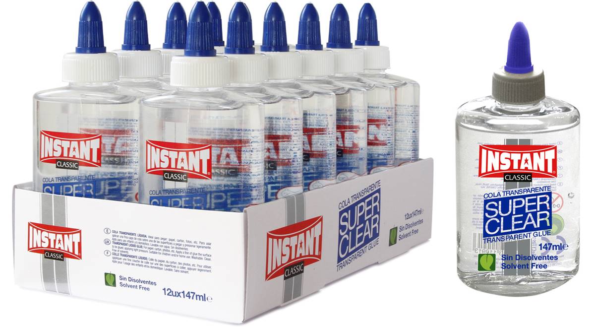 INSTANT colla Transparente Liquida Superclear 147ml.
