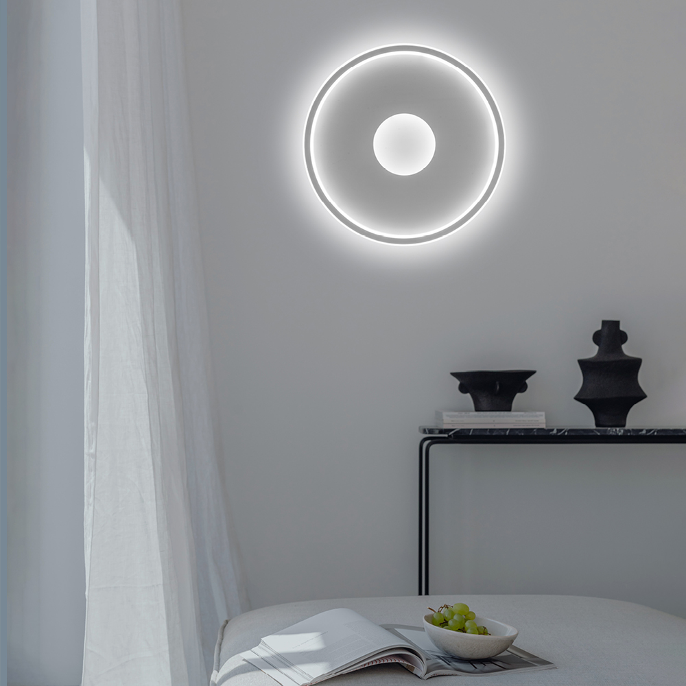 SOL L PLAFONIERA BIANCO 50W 3000K - 4000K
