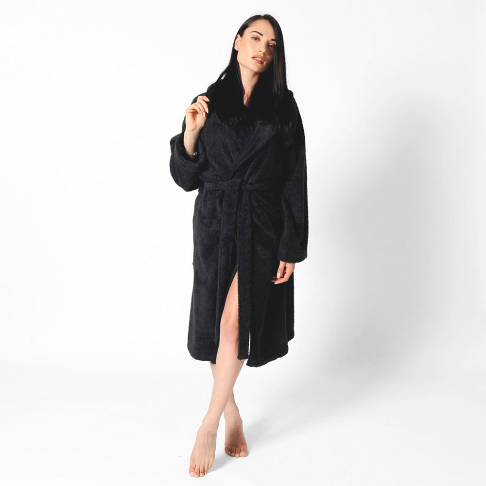 Accappatoio Easy  Uomo/Donna Nero 