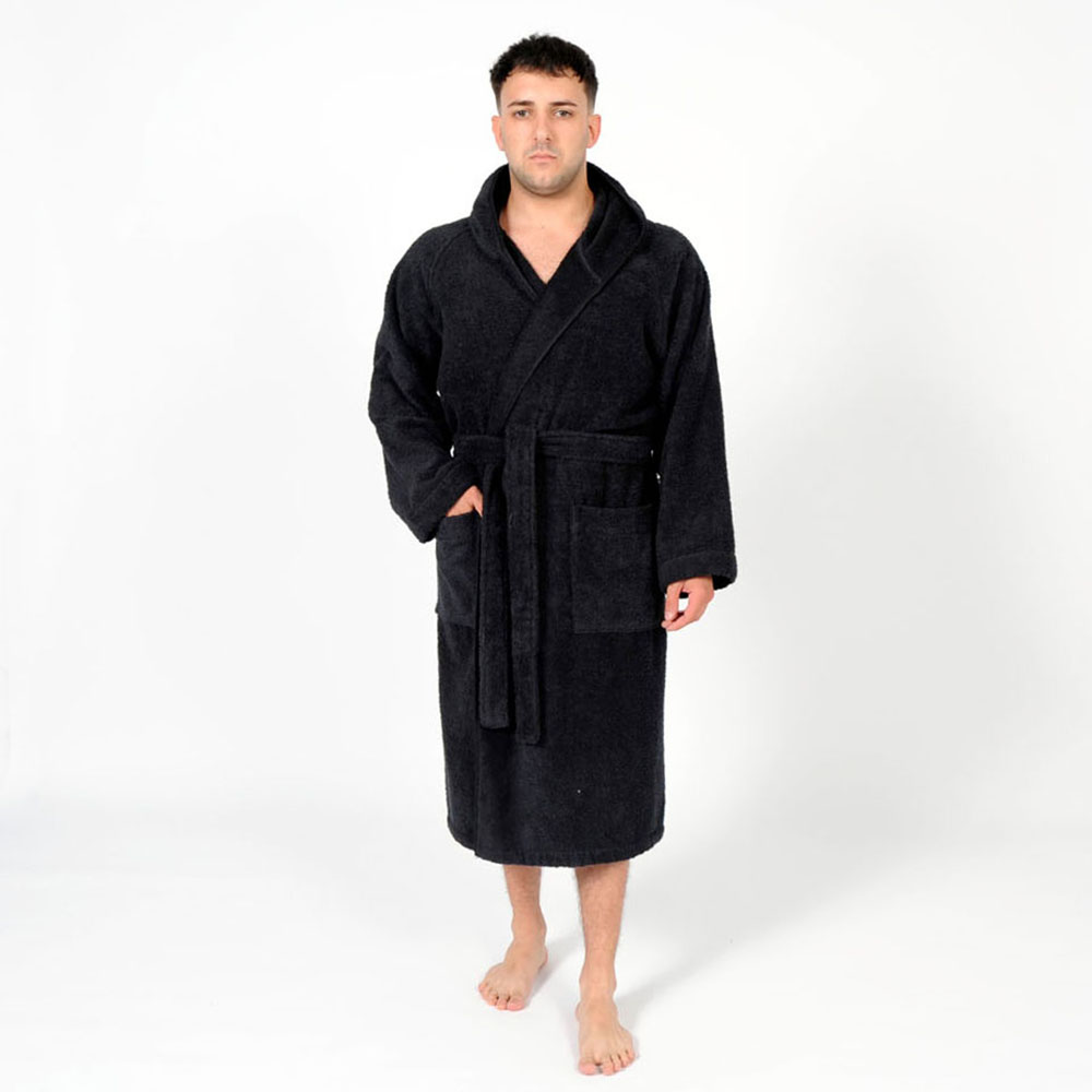 Accappatoio Easy  Uomo/Donna Nero 