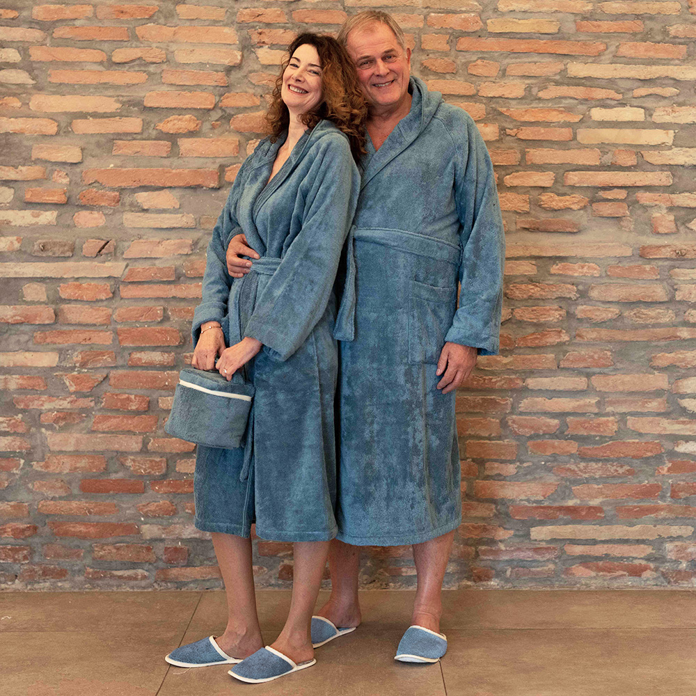 Accappatoio Uomo/Donna Taglie comode - Oceano 