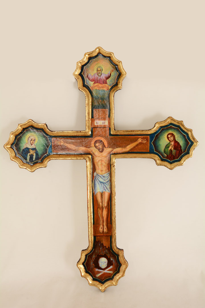 Croce dipinta a mano 