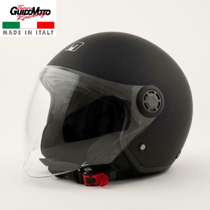 Abbigliamento Moto e Accessori - Casco Jet Moto Scooter Omologato ECE 22  Città Visiera Parasole Antigraffio