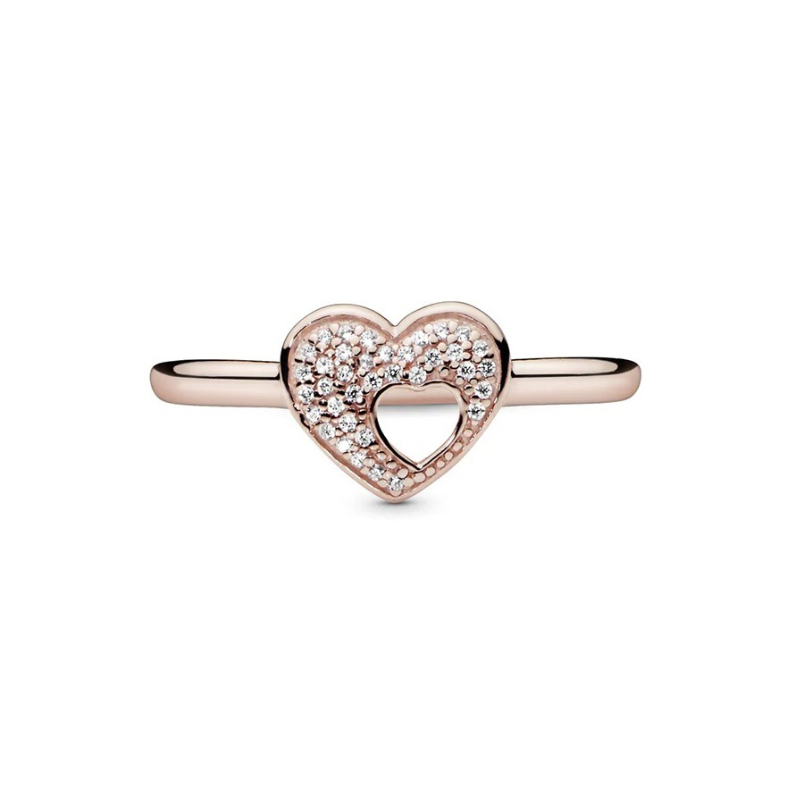 Anello puzzle store con cuore pandora