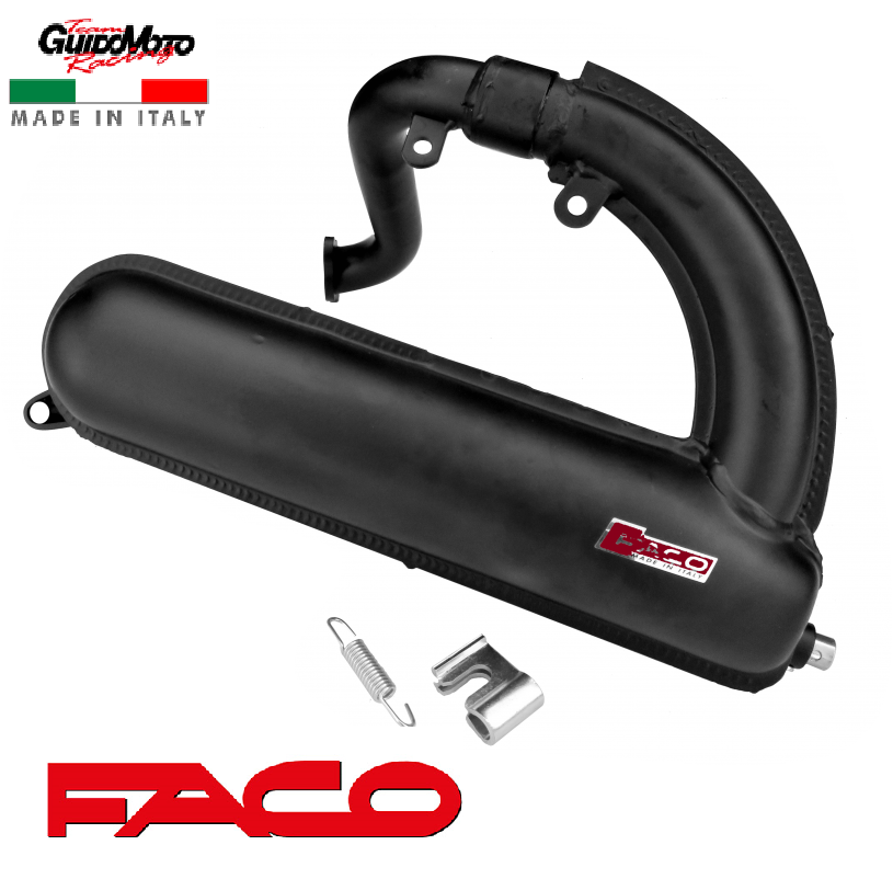 MARMITTA NERA RACING VESPA 50 L N R 50 SPECIAL PIAGGIO FACO F0015/50/RA