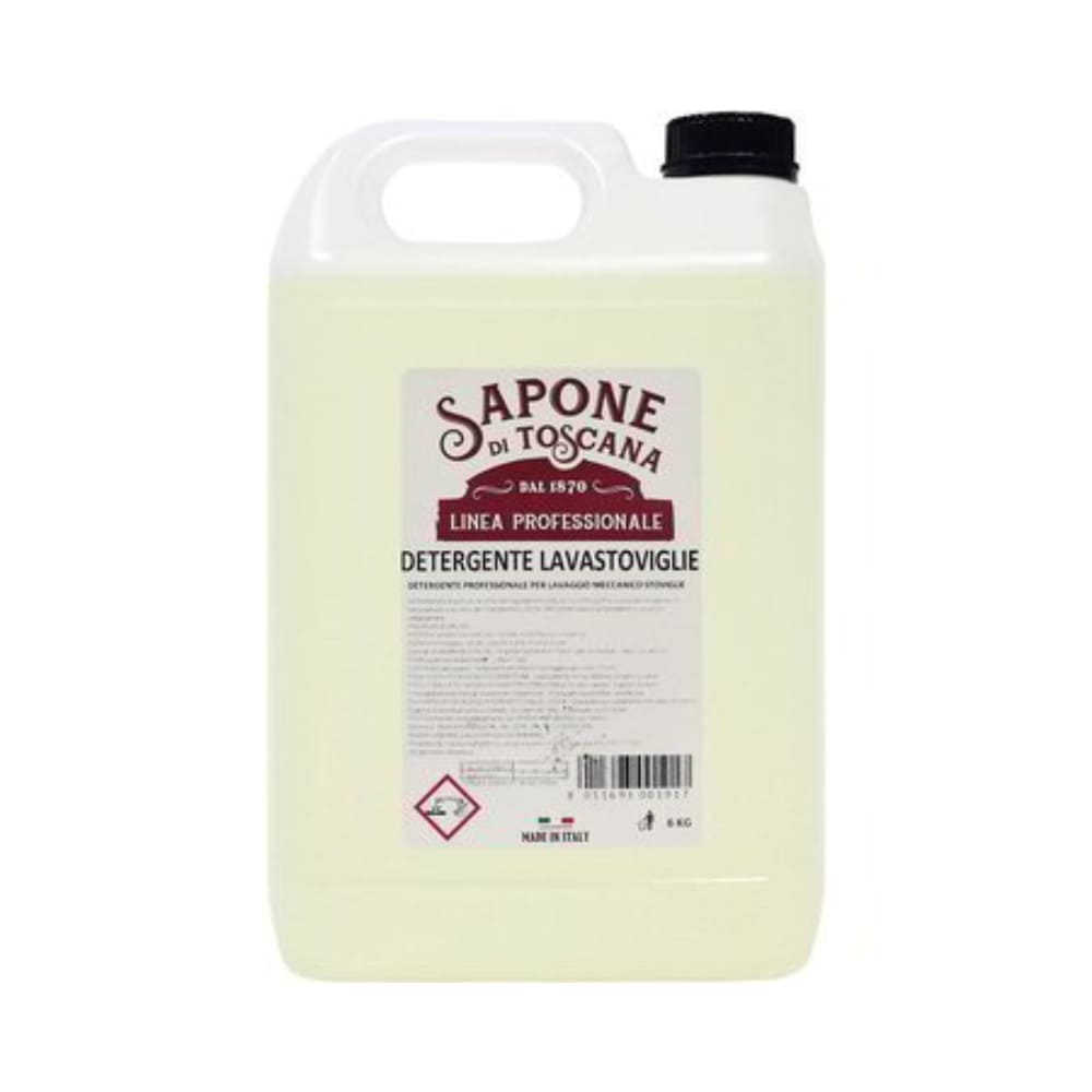 Detergente Professionale Lavastoviglie Sapone di Toscana 5 Litri